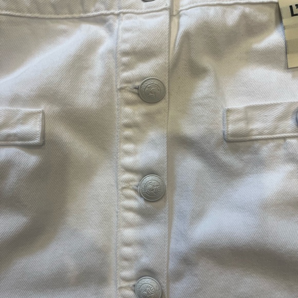 L’agence Kris button front mini skirt - Picture 6 of 6